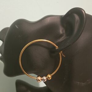 & Other Stories Gold, Rose Gold, and Silver Hoop Earrings